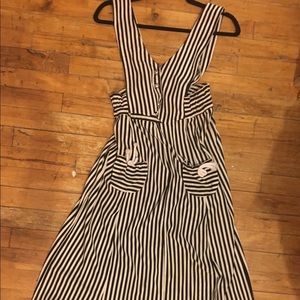 Vintage Striped Maxi Dress Size S